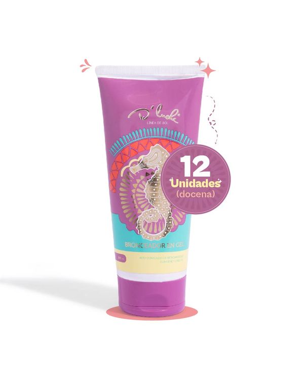 Bronceador en Gel D'Luchi 200 ML X 12