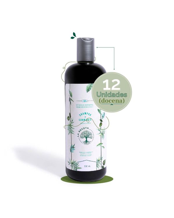 Shampoo de Romero Para Cabello Graso x 12