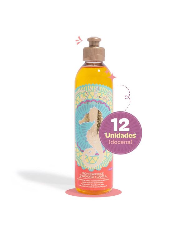 Bronceador de Zanahoria y Canela D'Luchi 250 ML X 12