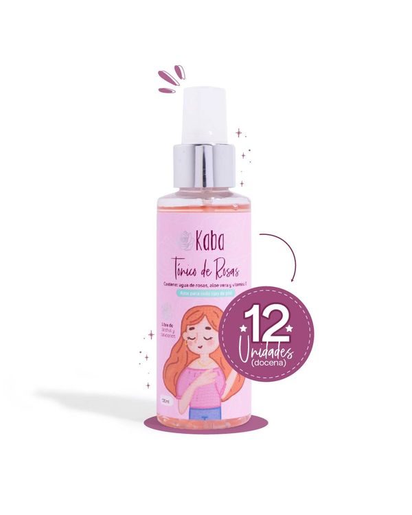 Tónico de Rosas X 12 Kaba 120ml c/u