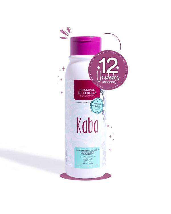 Shampoo de Cebolla Kaba 500 ML x 12