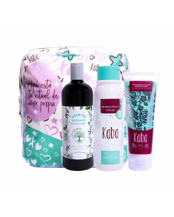 Kit Capilar Kaba + Shampoo Anticaspa La Receta