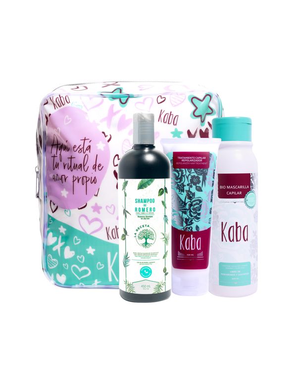 Kit Capilar Kaba + Shampoo para Cabello Graso La Receta